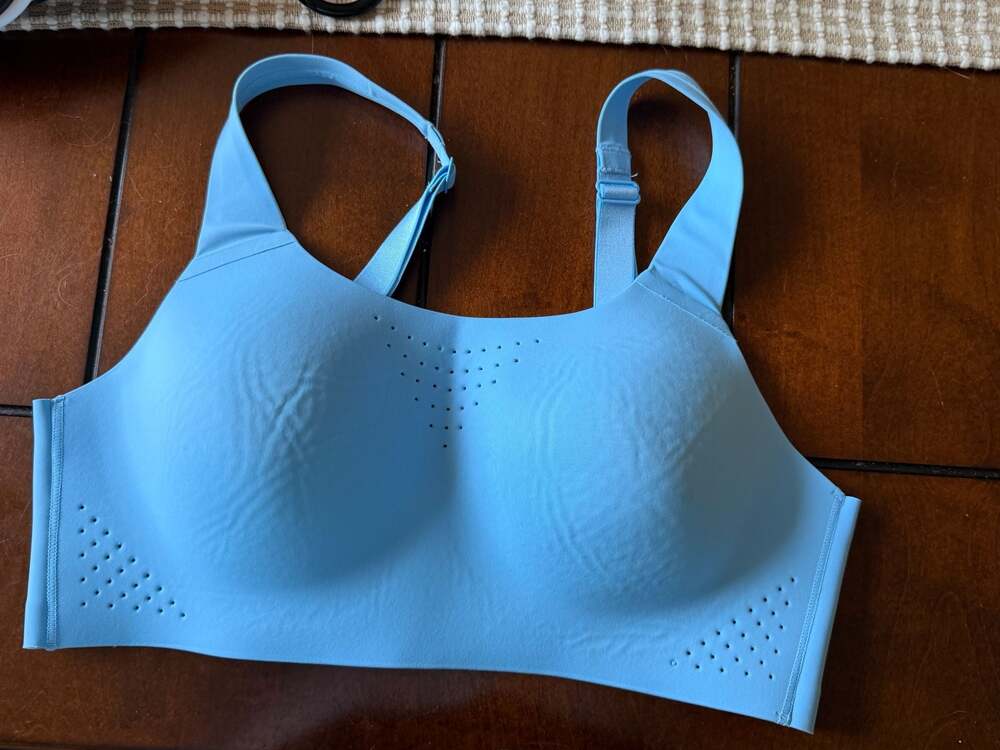 Move Theology Light Blue Sports Bra M